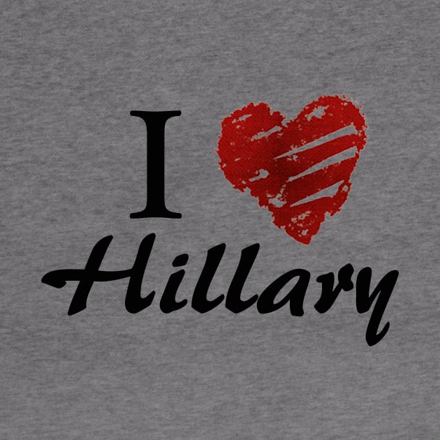 I love Hillary by ESDesign